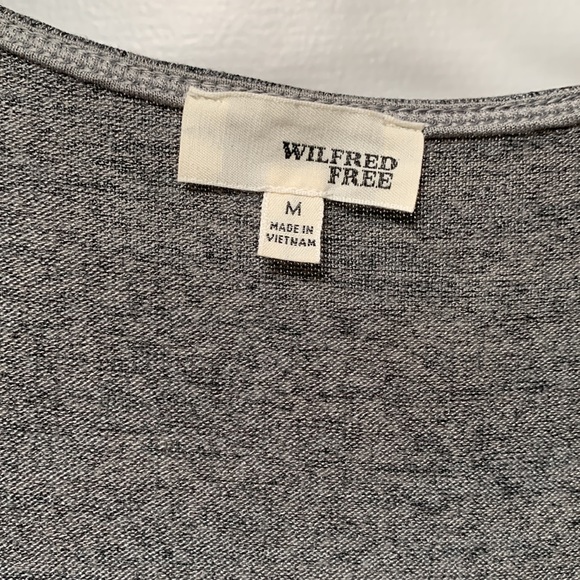 Aritzia Wilfred Free Gail Grey Longsleeve Dress - Picture 3 of 4